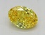 1.00 Ct. Fancy Vivid  Yellow Oval Lab Grown Diamond