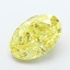 4.13 Ct. Fancy Vivid  Yellow Oval Lab Grown Diamond