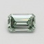 0.73 Ct. Fancy Intense Green Emerald Lab Grown Diamond