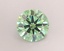 2.00 Ct. Fancy Vivid  Green Round Lab Grown Diamond