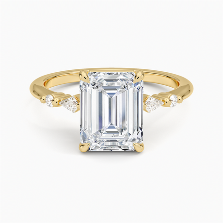 18K Yellow Gold Soraya Diamond Ring
