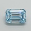 5.24 Ct. Fancy Intense Blue Emerald Lab Grown Diamond