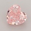 1.22 Ct. Fancy Intense  Pink Heart Lab Grown Diamond