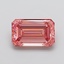 3.05 Ct. Fancy Intense  Pink Emerald Lab Grown Diamond