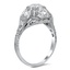 The Greer Ring, smalltop view on a hand