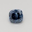 0.37 Ct. Fancy Vivid Blue Cushion Lab Grown Diamond