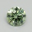 0.7 Ct. Fancy Vivid Pacific Green Round Lab Grown Diamond
