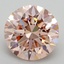 2.70 Ct. Fancy Intense Pink Round Lab Grown Diamond