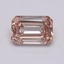 1.02 Ct. Fancy Pink Emerald Lab Grown Diamond