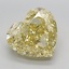 8.61 Ct. Fancy Intense Yellow Heart Lab Grown Diamond