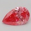 1.03 Ct. Fancy Vivid Pink Pear Lab Grown Diamond