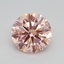 1.41 Ct. Fancy Intense Pink Round Lab Grown Diamond