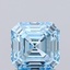 1.21 Ct. Fancy Vivid Blue Asscher Lab Grown Diamond