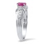 The Kawaii Ring, smalltop view on a hand