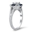 The Darby Ring, smalltop view on a hand
