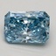 1.69 Ct. Fancy Vivid Blue Radiant Lab Grown Diamond