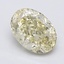 1.54 Ct. Fancy Light  Yellow Oval Lab Grown Diamond