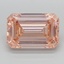 3.09 Ct. Fancy Intense  Pink Emerald Lab Grown Diamond