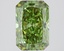 2.13 Ct. Fancy Vivid Green Radiant Lab Grown Diamond