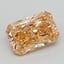 3.00 Ct. Fancy Intense Yellowish Orange Radiant Lab Grown Diamond