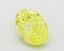 1.00 Ct. Fancy Vivid Yellow Oval Lab Grown Diamond