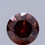 3.02 Ct. Fancy Deep Brown Round Lab Grown Diamond