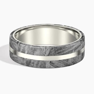 Avenue 7mm Wedding Ring in 18K White Gold