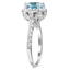 The Aurelea Ring, smalltop view on a hand
