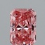 1.52 Ct. Fancy Vivid Pink Radiant Lab Grown Diamond