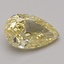 3.23 Ct. Fancy Intense Yellow Pear Lab Grown Diamond