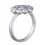 Georgian Flower Diamond Bezel Ring, smallside view