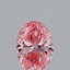 1.45 Ct. Fancy Vivid Pink Oval Lab Grown Diamond