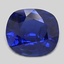 8.7x7.7mm  Blue  Cushion   Sapphire