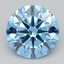 1.71 Ct. Fancy Vivid  Blue Round Lab Grown Diamond