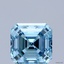 1.08 Ct. Fancy Vivid Blue Asscher Lab Grown Diamond