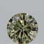 0.83 Ct. Fancy Vivid  Green Round Lab Grown Diamond