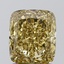 1.25 Ct. Fancy Grayish Yellow Cushion Lab Grown Diamond