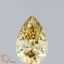 0.60 Ct. Fancy Intense  Yellow Pear Lab Grown Diamond