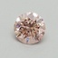 0.51 Ct. Fancy Intense Pink Round Lab Grown Diamond