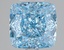 2.08 Ct. Fancy Vivid Blue Cushion Lab Grown Diamond