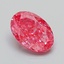 1.07 Ct. Fancy Vivid Pink Oval Lab Grown Diamond