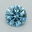 1.00 Ct. Fancy Vivid  Blue Round Lab Grown Diamond