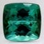 8.9mm Teal Cushion Tourmaline