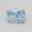 1.60 Ct. Fancy Vivid Blue Cushion Lab Grown Diamond