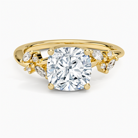 Marquise Cluster Engagement Ring - Arden