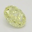 0.40 Ct. Fancy Light Yellow Oval Diamond