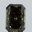 1.07 Ct. Fancy Vivid Green Radiant Lab Grown Diamond