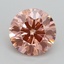 2.33 Ct. Fancy Intense Pink Round Lab Grown Diamond