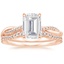 14KR Moissanite Petite Twisted Vine Contoured Diamond Bridal Set (1/3 ct. tw.), smalltop view