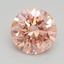 2.00 Ct. Fancy Intense Pink Round Lab Grown Diamond